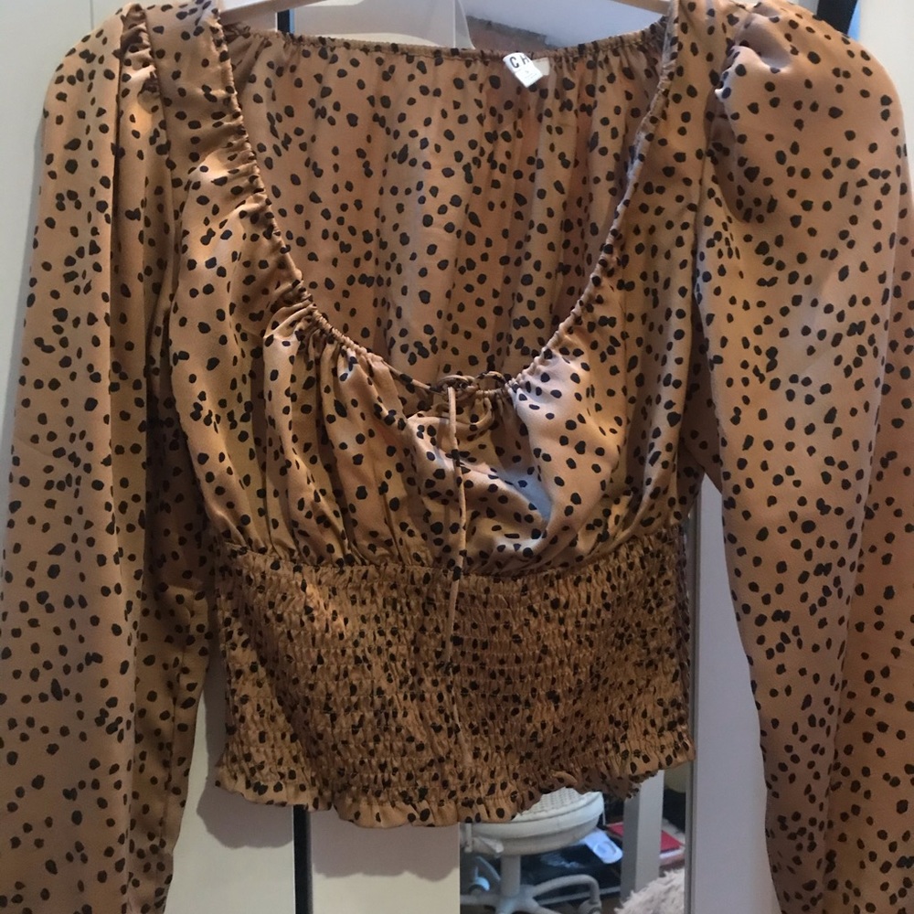 Lulu’s leopard print top